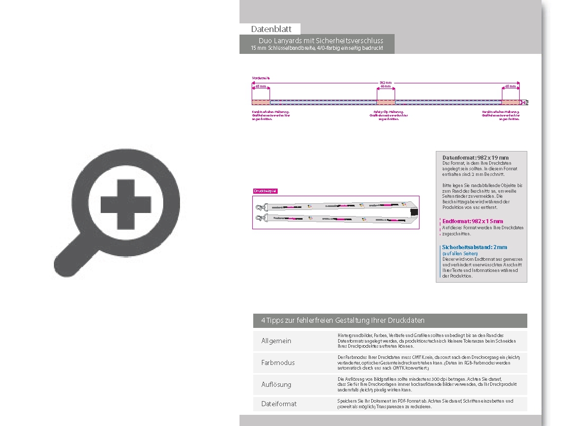 Product Bild duo-lanyards_mit_sicherheitsverschluss__15_mm_schl__sselbandbreite__4_0-farbig_einseitig_bedruckt