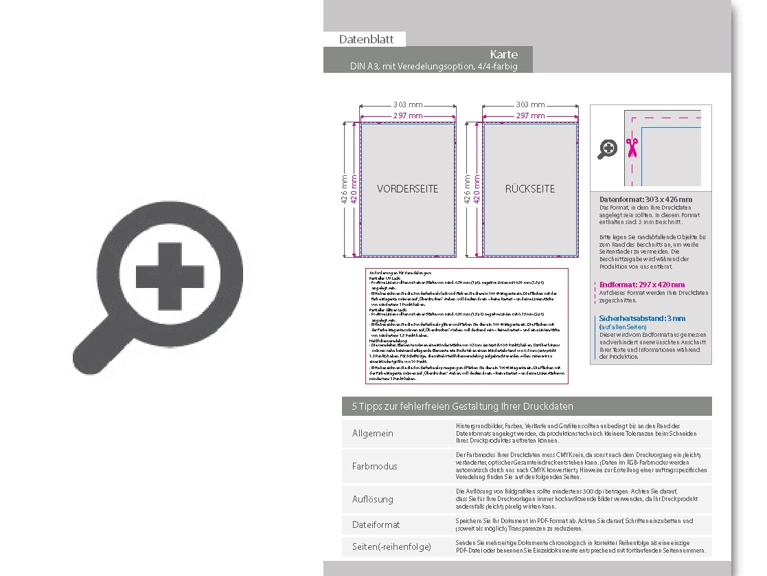 Product Bild postkarte__din_a3_(29_7_x_42_0_cm)__mit_allen_veredelungskombinationen